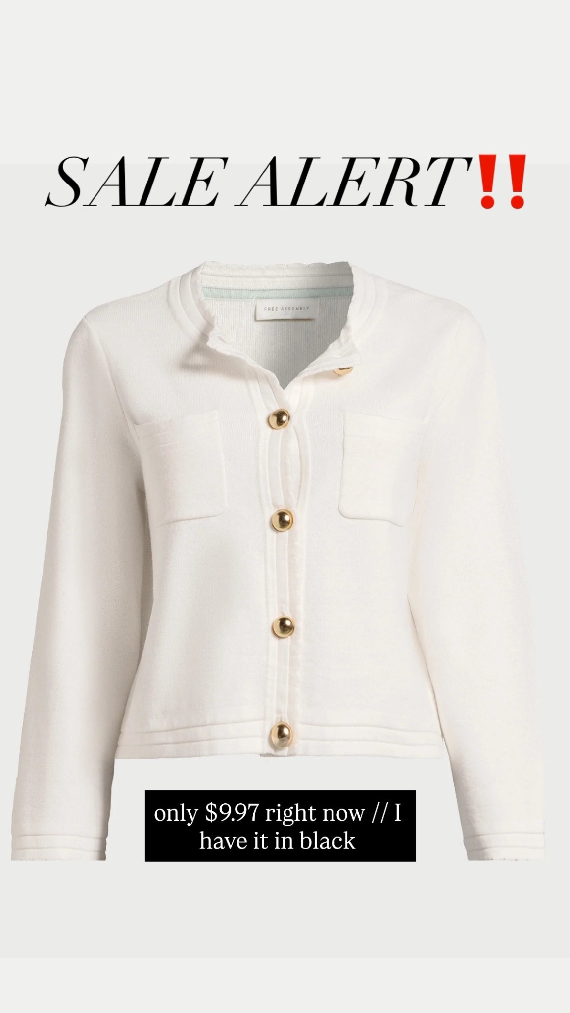 I have this classic cardigan in black and it’s so good! The gold buttons are the prettiest! 

*Runs true to size, I have size small

Walmart, Walmart fashion, fall style, fall outfit 

#LTKFindsUnder50 #LTKSaleAlert #LTKOver40