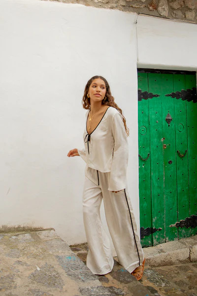 VRG GRL Moonscapes Pants // Cream | VRG Grl