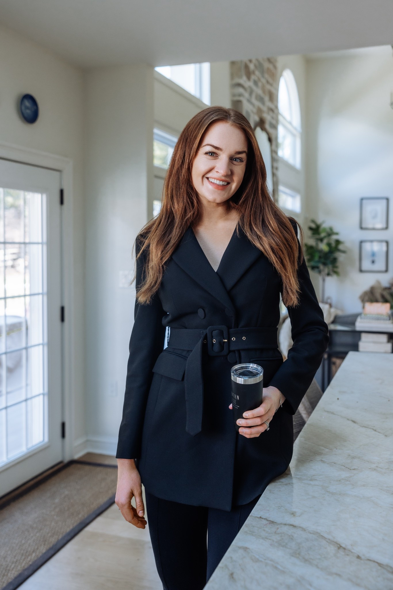 Classic black for the workday 👏 Kathleen is 5’11 and a size 6 for reference 🖤

#LTKSpringSale #LTKWorkwear #LTKTall