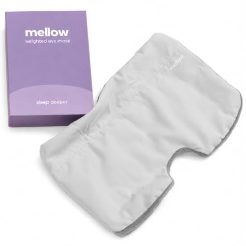Mellow Weighted Sleep Eye Mask for Sleeping, Naps & Relaxation, Washable | Amazon (US)