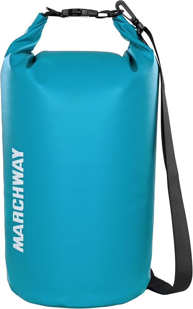 MARCHWAY Floating Waterproof Dry Bag Backpack 5L/10L/20L/30L/40L, Roll Top Sack Keeps Gear Dry fo... | Amazon (US)