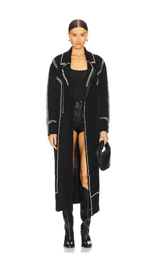Moto Robe in Black | Revolve Clothing (Global)