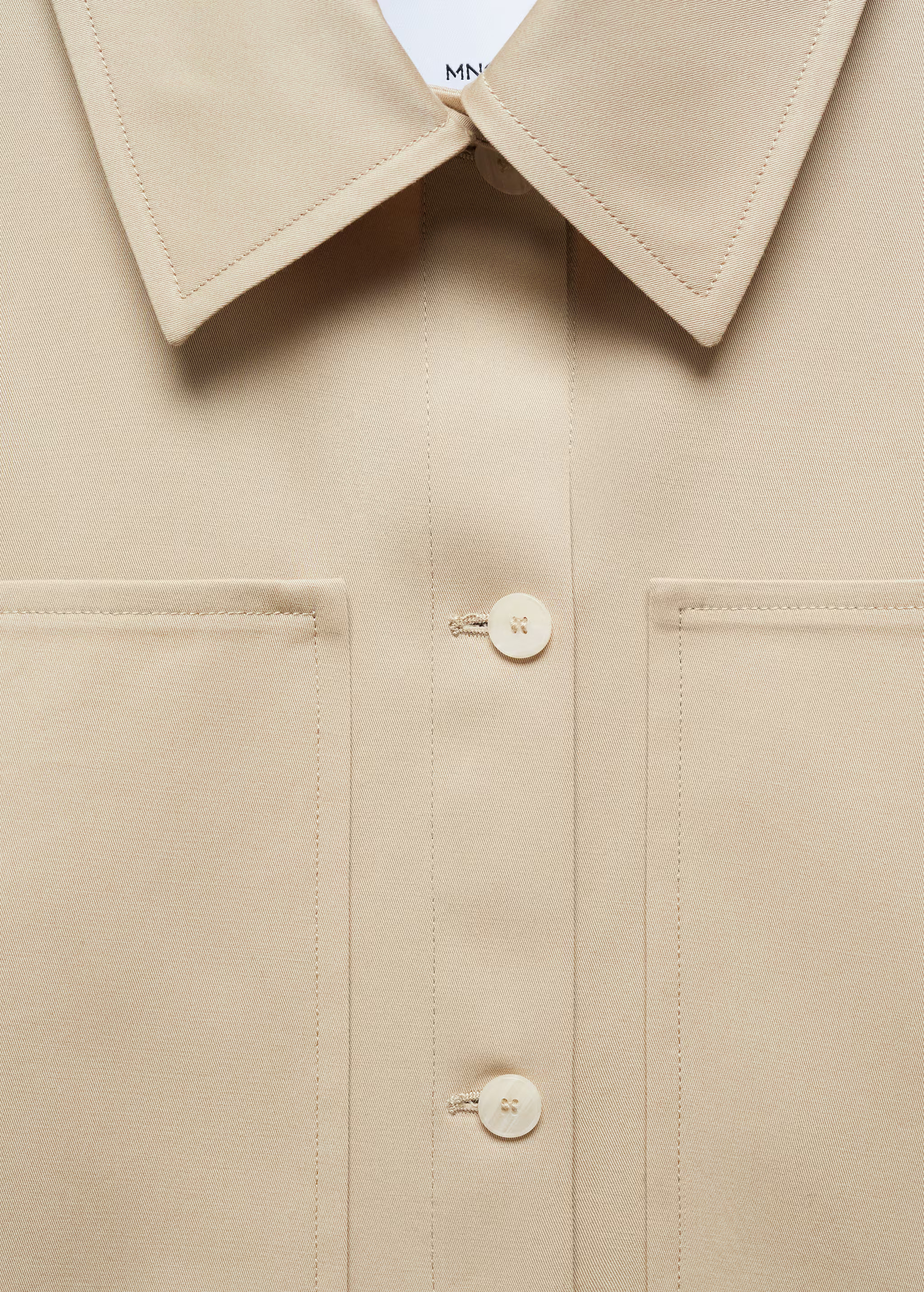 Oversized overshirt with pockets | MANGO (US)
