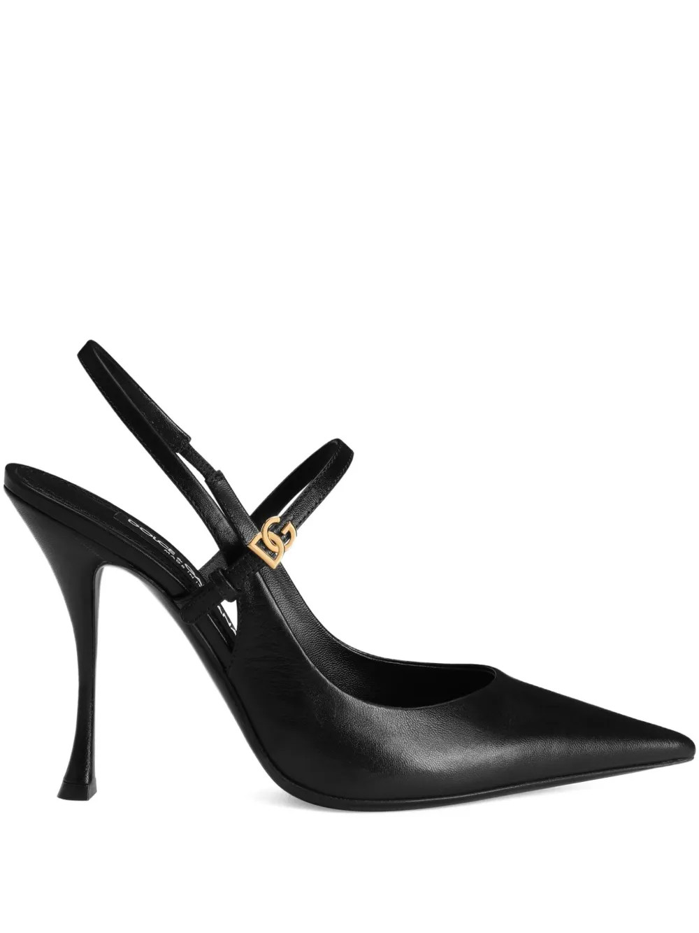 Dolce & Gabbana 90mm Slingback Pumps | Black | FARFETCH | Farfetch Global