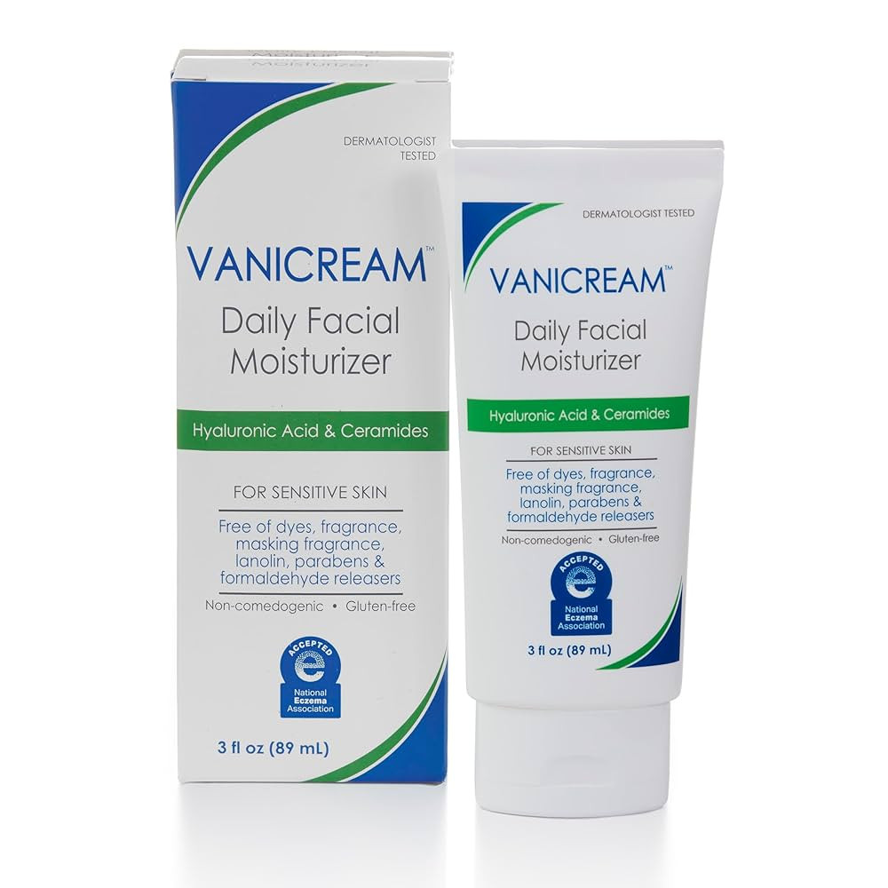 Vanicream Daily Facial Moisturizer With Ceramides and Hyaluronic Acid - Formulated Without Common... | Amazon (US)