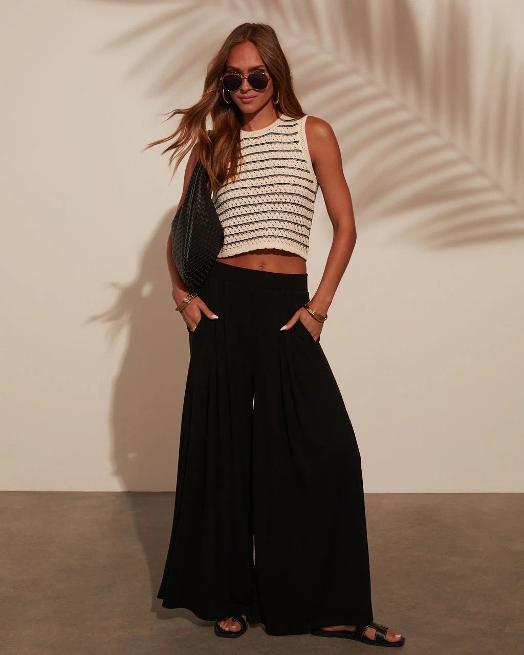 Julianna Striped Sweater Tank Top | VICI