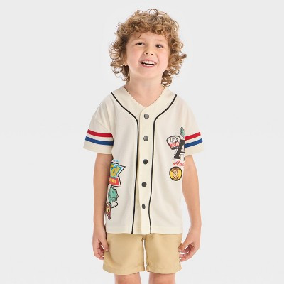 Toddler Boys' Disney Toy Story Jersey - Ivory 4T | Target