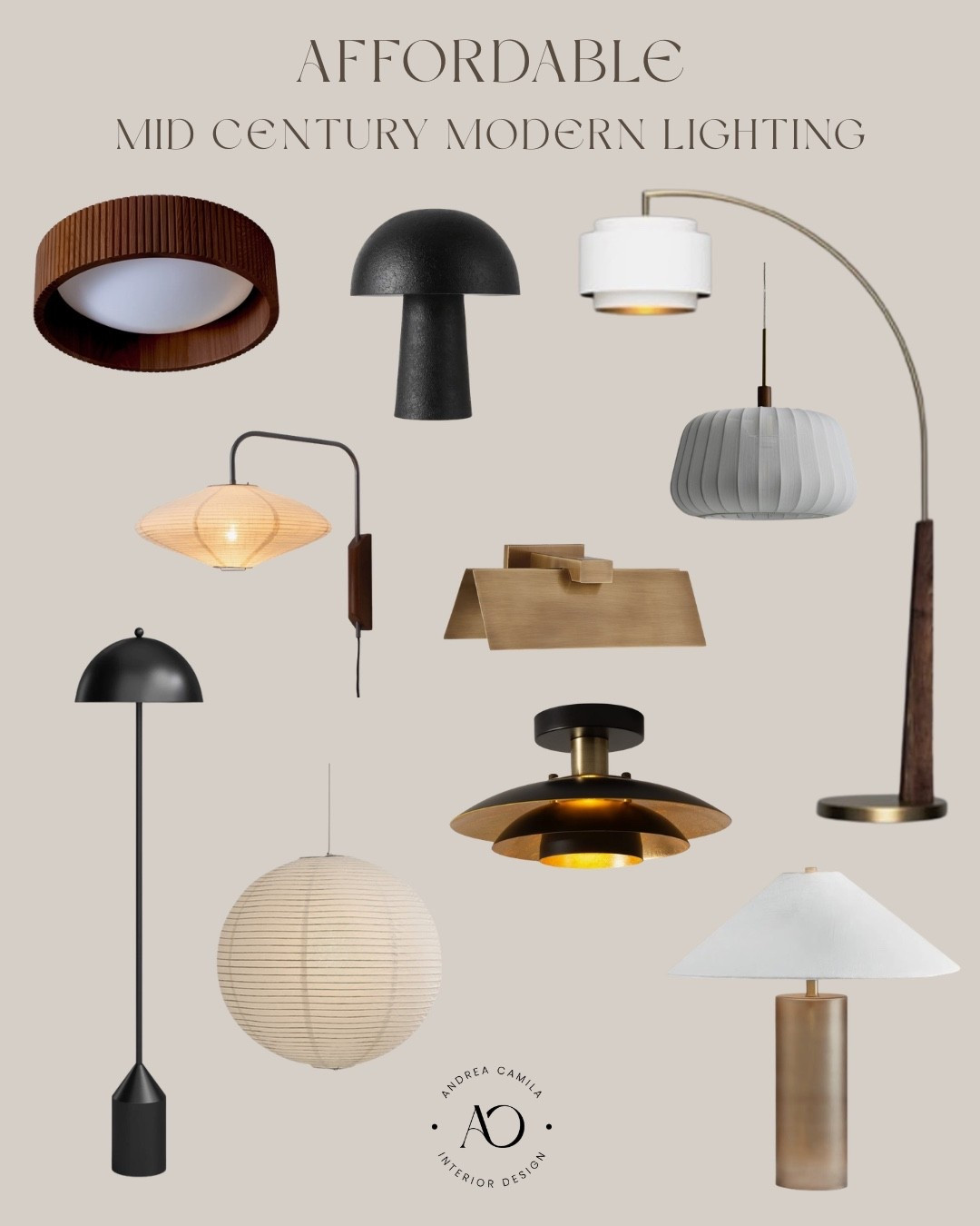 Affordable mid-century modern dimmable chandelier. Sputnick chandelier. Single light paper dimmable pendant. Dark walnut glass ceiling flush mount light. Retro gold leaf weathered brass flush mount ceiling light. Avant-garde warm patina brass rustic wall sconces. Mid-century modern plug-in linen handcrafted sconces. Metal table lamp, desk, lamp, glass table, lamp. Iron floor lamp. Walnut and weathered brass arc floor lamp. Interior design ￼￼

#LTKHome #LTKSaleAlert #LTKdayinmylife
