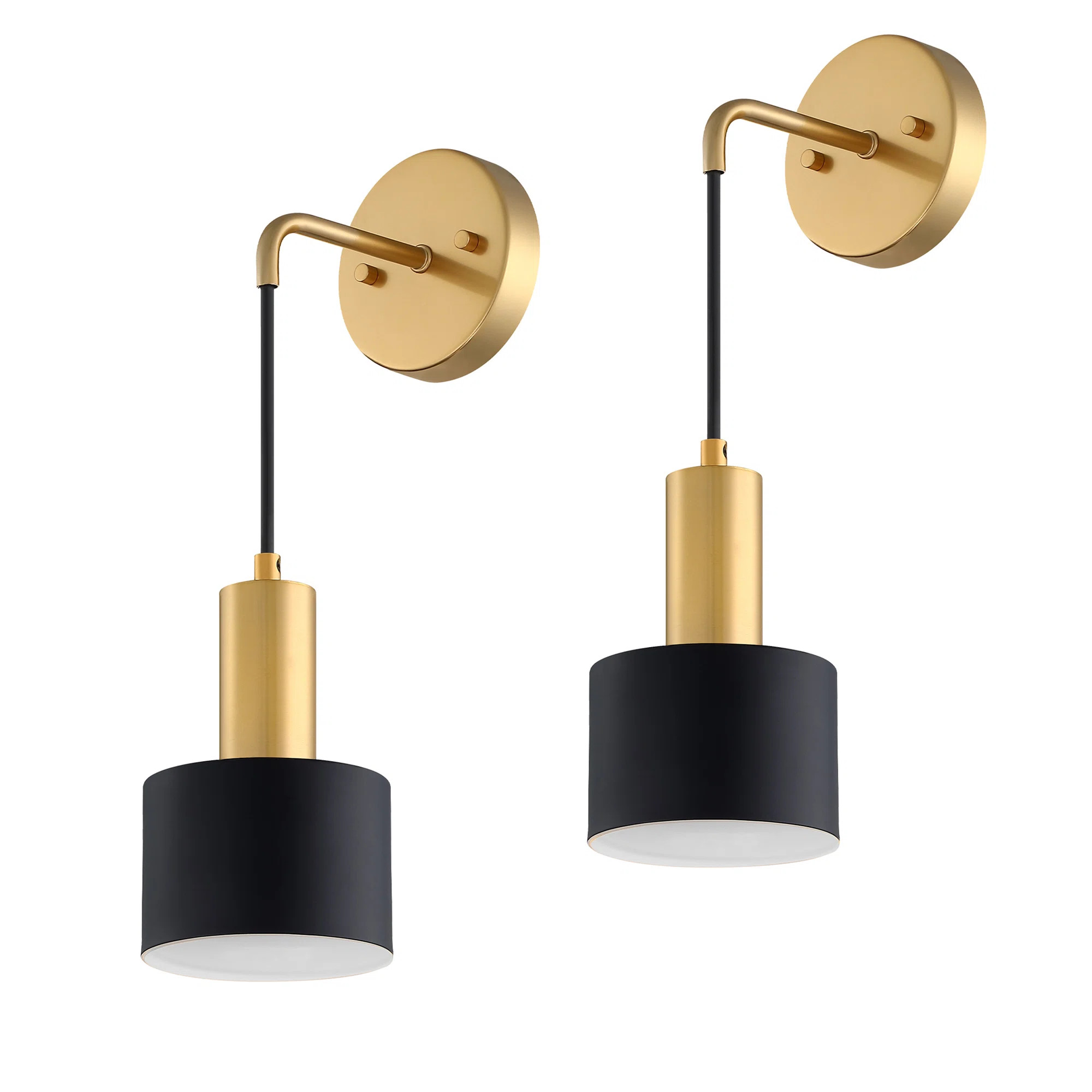 Levant Armed Sconce With 12 Color Lights (Set of 2) | Wayfair North America