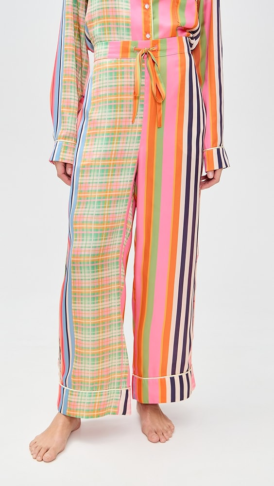 Multi Stripe and Check Classic Pj Set | Shopbop