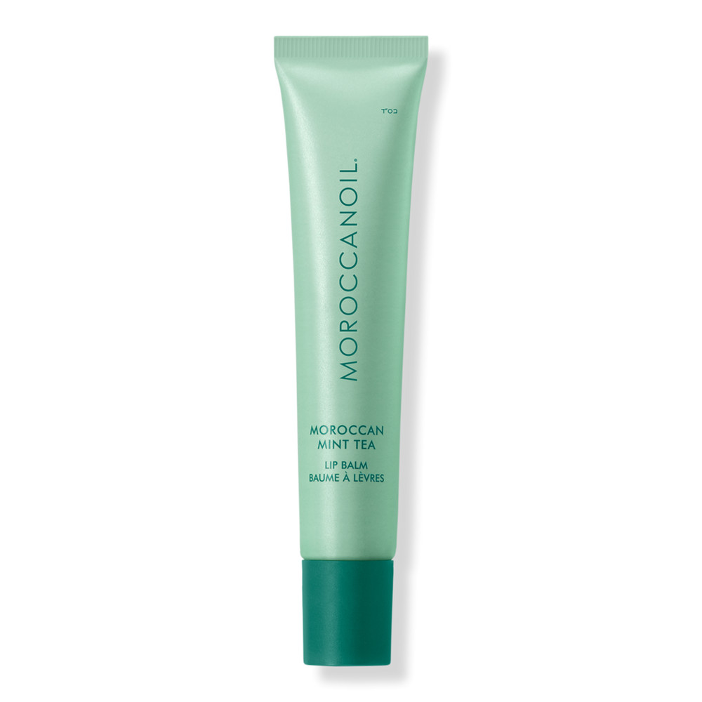 Moroccanoil Lip Balm – Hydrating Argan Butter + Peptide Lip Treatment - Moroccan Mint Tea | Ulta