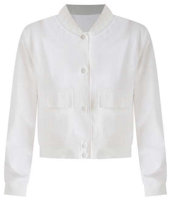 Women's Ardine Linen-Blend Bomber Jacket | Macy's