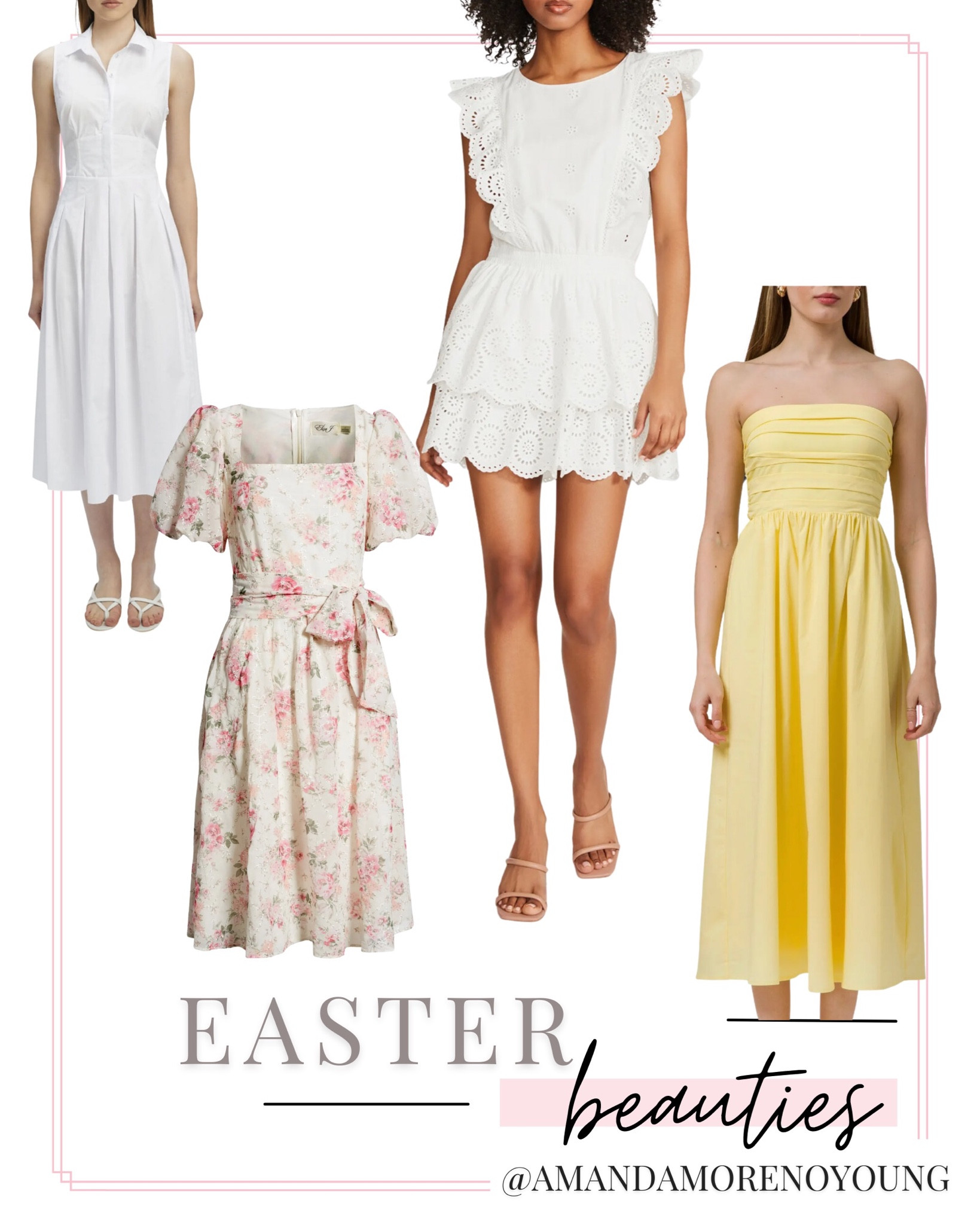 I’m obsessed with these feminine, classy, and elegant looks for Easter! 

#LTKFind #LTKSeasonal #LTKunder50