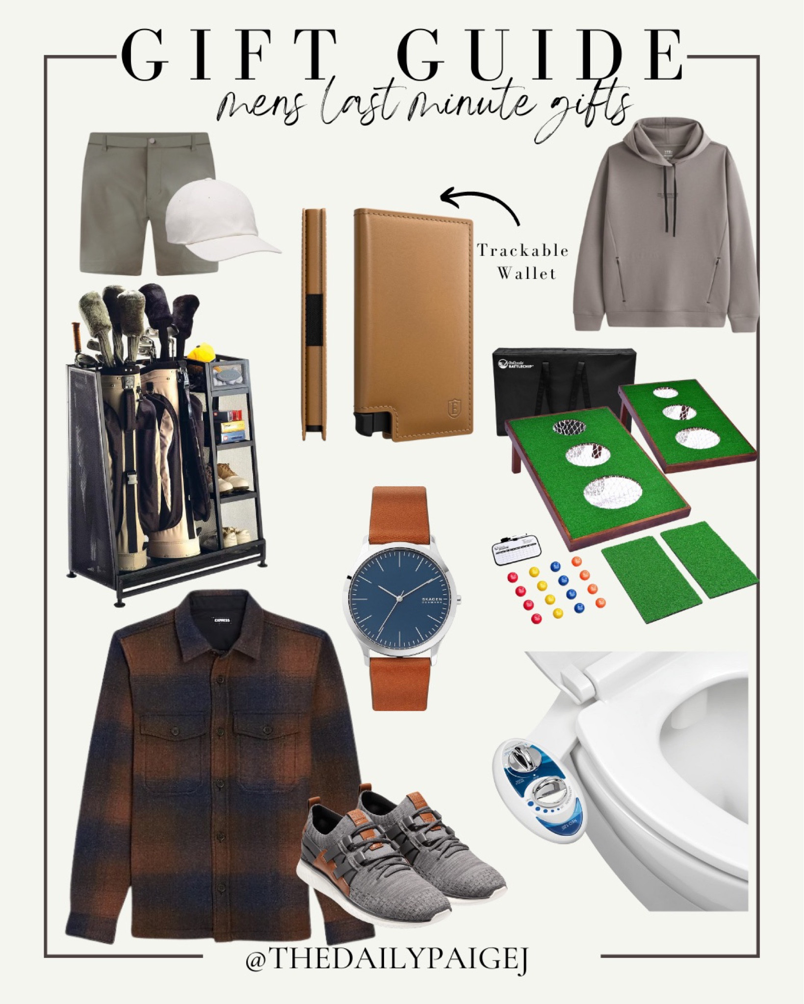 Christmas is 9 days away and if you’re still shopping, I have the last minute mens gift guide to buy a gift for any guy in your life. If you’re looking for a gift for your husband, this buddy attachment goes on every toilet and it will be a gift he loves! It’s also Amazon and will arrive in time to gift for Christmas. Are you shopping for a golf lover? This golf caddy holder is the perfect give to store their clubs. If you’re looking to shop for the man whose a fashionista think shacket, lulu lemon shorts or a nice watch.

Mens gift guide, gifts for golfers, men’s fashion, gifts for him, last minute gifts 

#LTKGiftGuide #LTKSeasonal #LTKHoliday