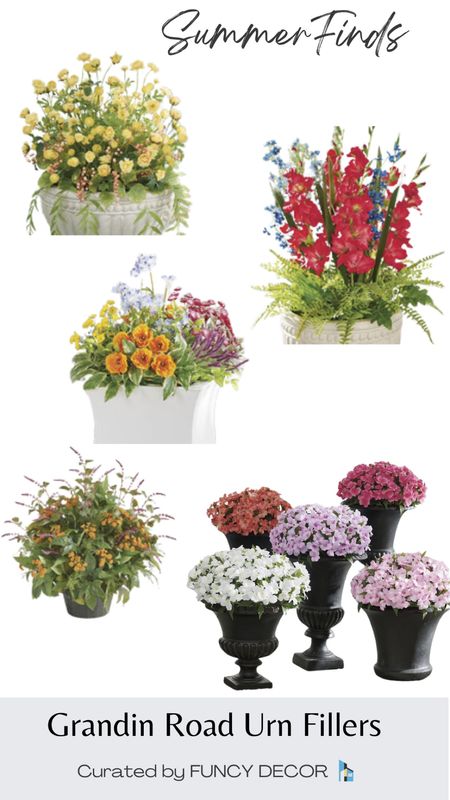 Enjoy your favorite urns this summer with these beautiful selections of Filler!#LTKhome

#LTKSeasonal