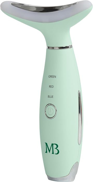 Mario Badescu Triple Light Thermal Face and Neck Massager, Red, Blue & Green LED Light Therapy Fa... | Amazon (US)