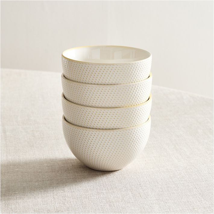 Textured Stoneware Cereal Bowl Sets | West Elm (US)