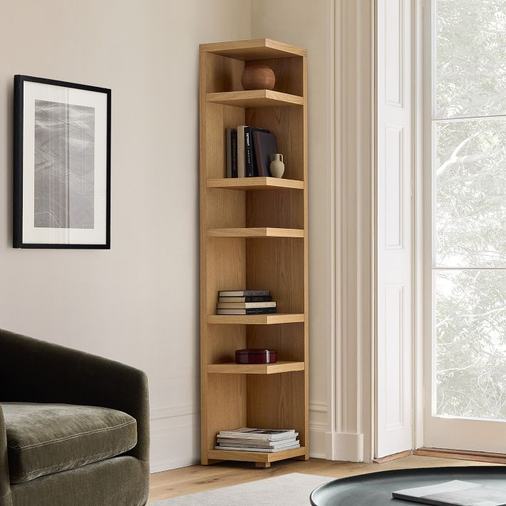 Wallace Corner Shelf Unit (13.5") | West Elm (US)