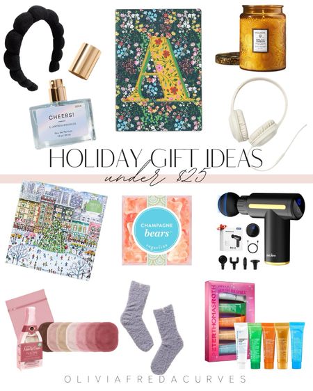 Holiday Gift Guide Under $25 - Gifts Under $25 - Gift Inspo - gift ideas for her - gifts for him - stocking stuffers - white elephant gifts 

#LTKHoliday #LTKSeasonal #LTKGiftGuide