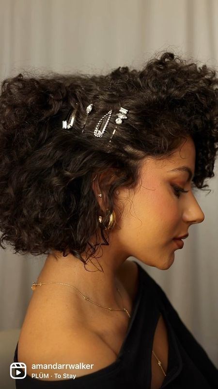 Quick cute and easy short curly hairstyle with rhinestone clips from kitsch! Amazon dupes linked 

#LTKbeauty #LTKstyletip #LTKGiftGuide