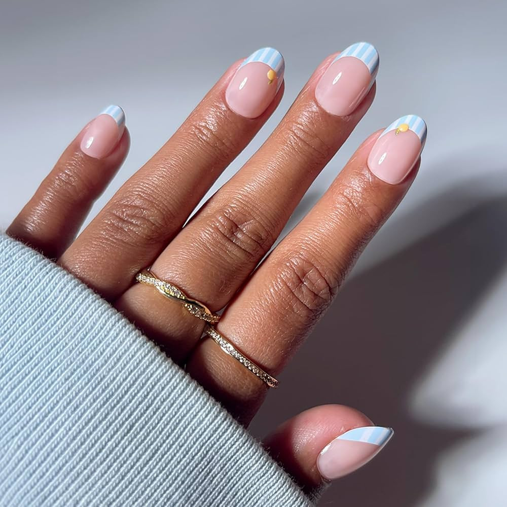 Glamnetic Press On Nails - Short Oval, Glossy Fake Nails 30 Pc Full Kit | Amazon (US)