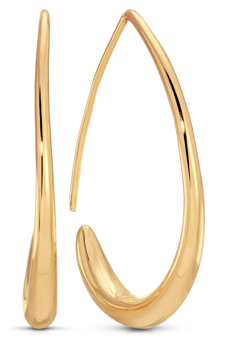 Simple Threader Hoop Earrings (Women) | Nordstrom | Nordstrom