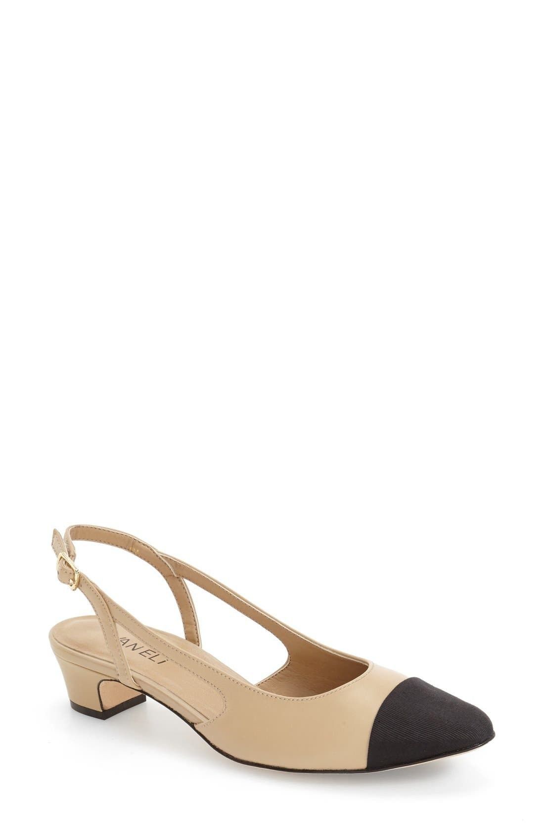 VANELi 'Aliz' Slingback Pump in Pudding Leather at Nordstrom, Size 10 | Nordstrom