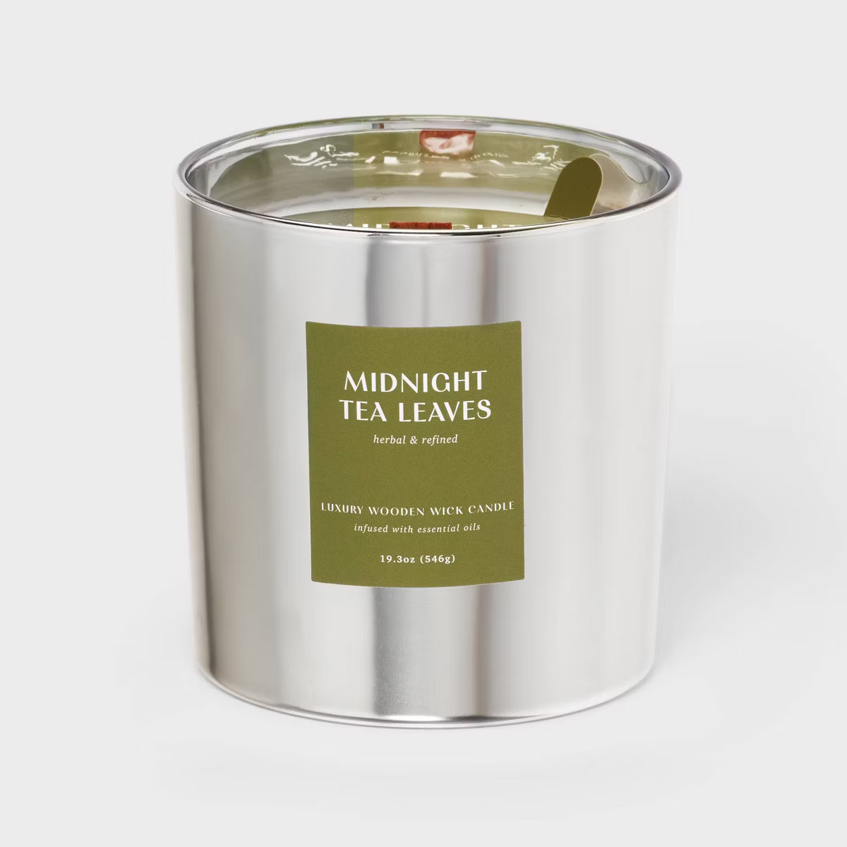 19.3oz Wooden Wick Jar Candle Midnight Tea Leaves - Threshold™ | Target