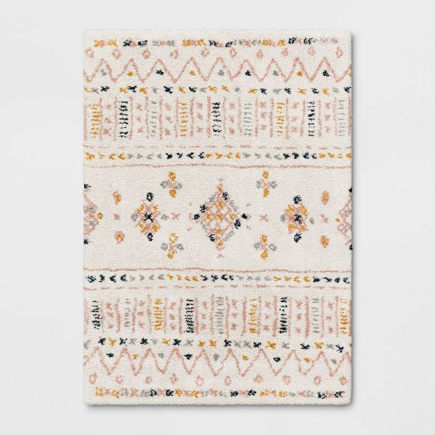 Geometric Area Rug Cream - Opalhouse™ | Target