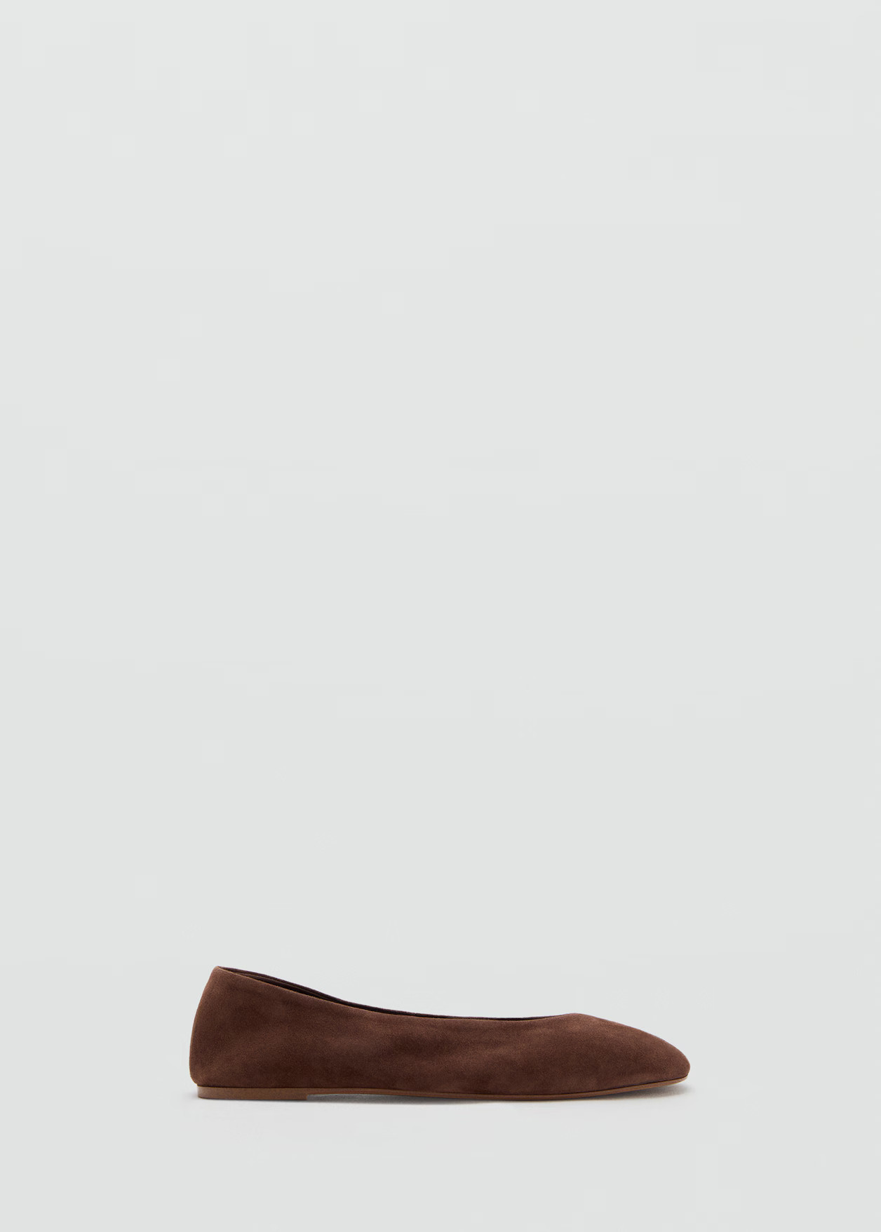 Suede leather ballet flats - Women | MANGO USA | Mango (US/MX/AU)