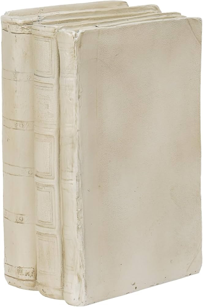 Guichifun Faux Books Living Room Decor - Resin Cute Cream Farmhouse Decor Fake Modern Fashion Dec... | Amazon (US)