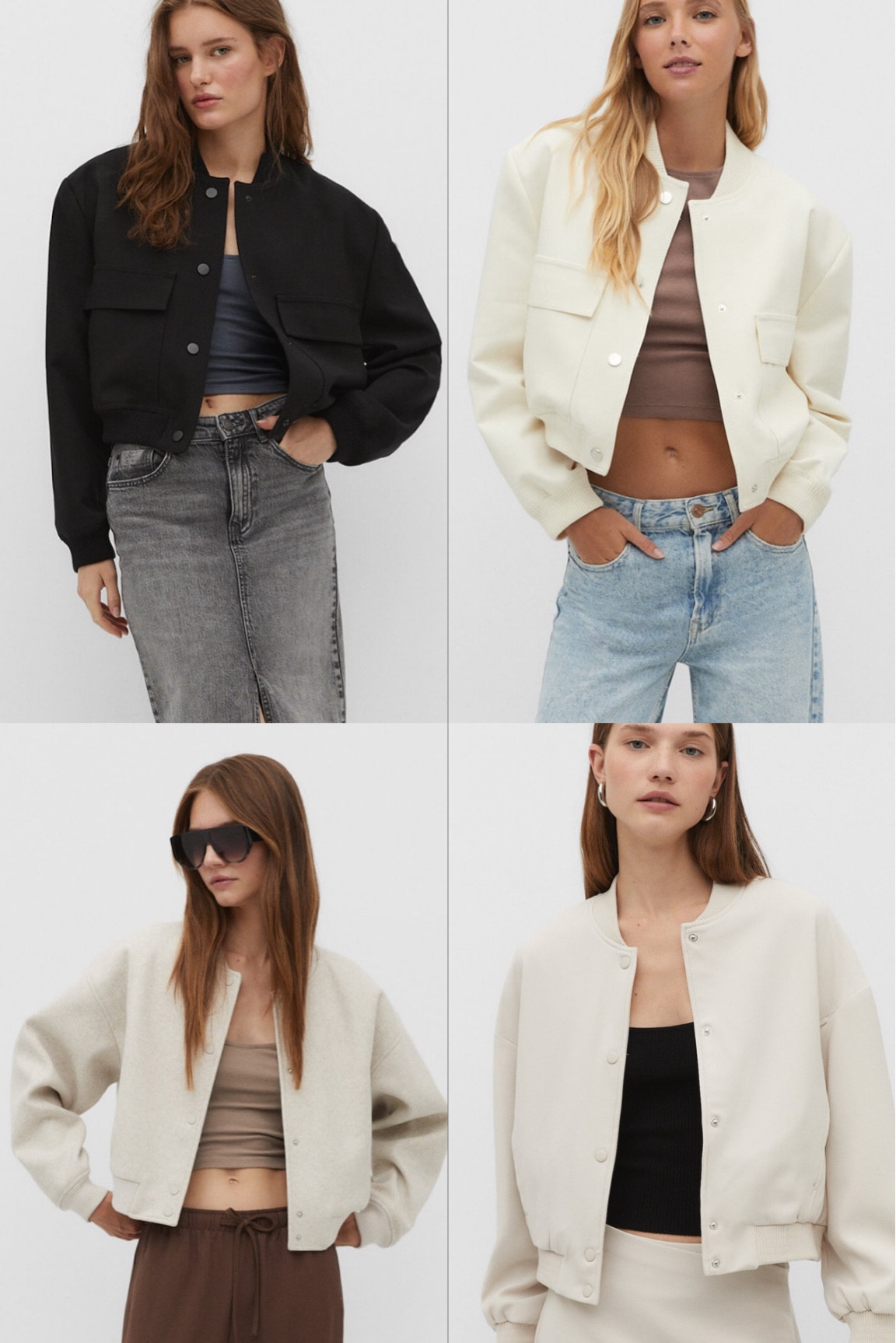 Stradivarius are now stocking the viral Zara bomber jackets! 🖤🤍

#LTKSeasonal #LTKstyletip #LTKworkwear