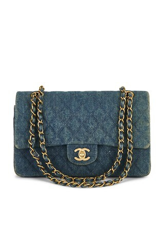 Chanel Denim Classic Flap Bag in Blue | FWRD 