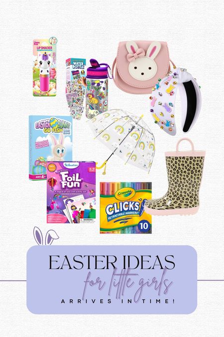 Getting together the girls’ Easter baskets! Stella is very much in her artsy era so here’s a round up of some things she’d love and is into lately! She’s 4 but these would be great for really any little girl!