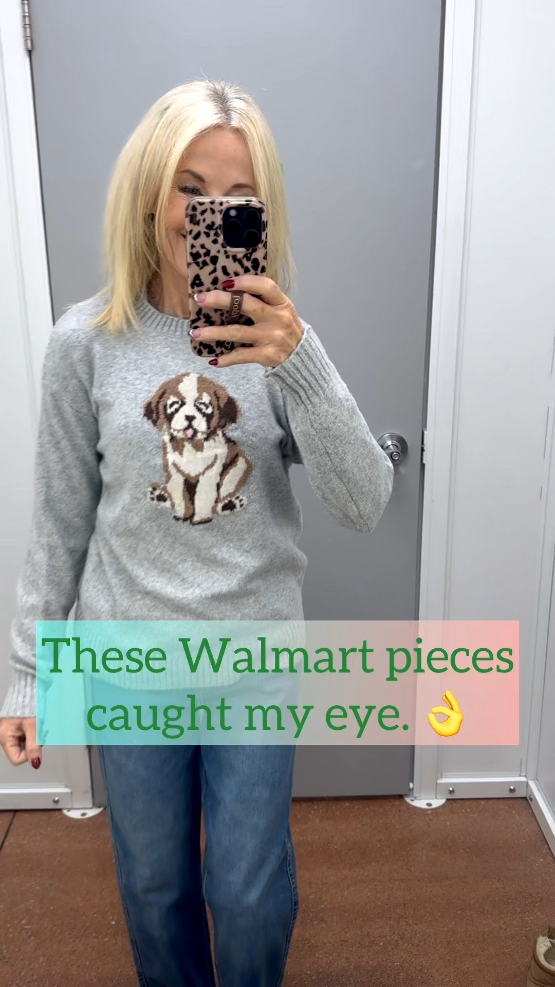 Walmart try-ons. #ralphlaurensweater copy #nyeoutfit #nye #sweater #walmart 

#LTKPetite #LTKFindsUnder50 #LTKOver40