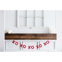 Valentine's Garland/Xoxo Love Decor Day Decor Mantel | Etsy (US)