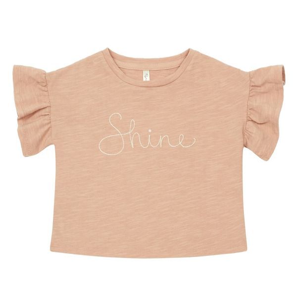 Shine Frilled T-shirt Pink | Smallable UK