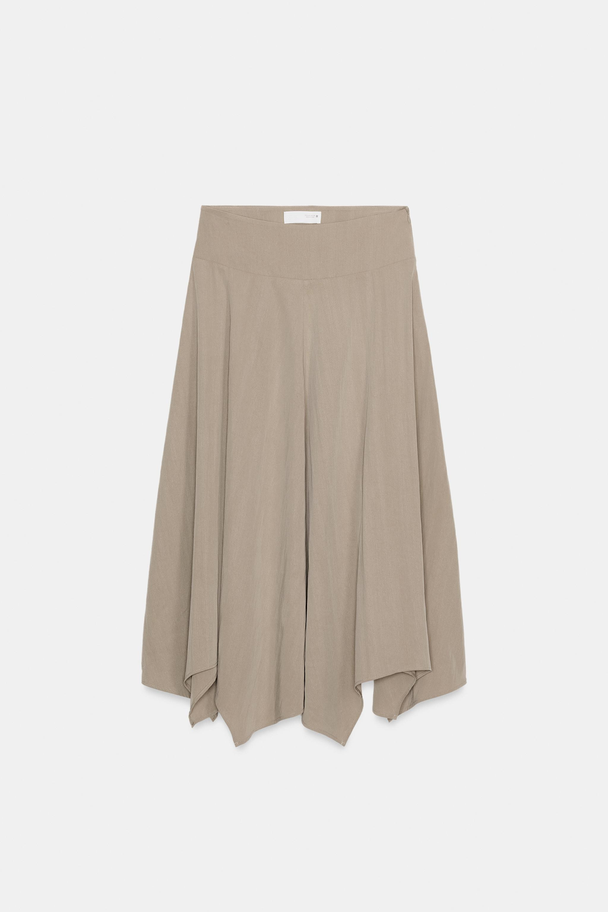 ASYMMETRIC MIDI SKIRT | Zara US