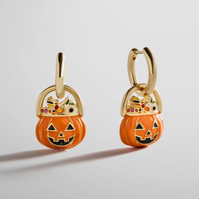 Laughing Jack Earrings - Pumpkin | BaubleBar