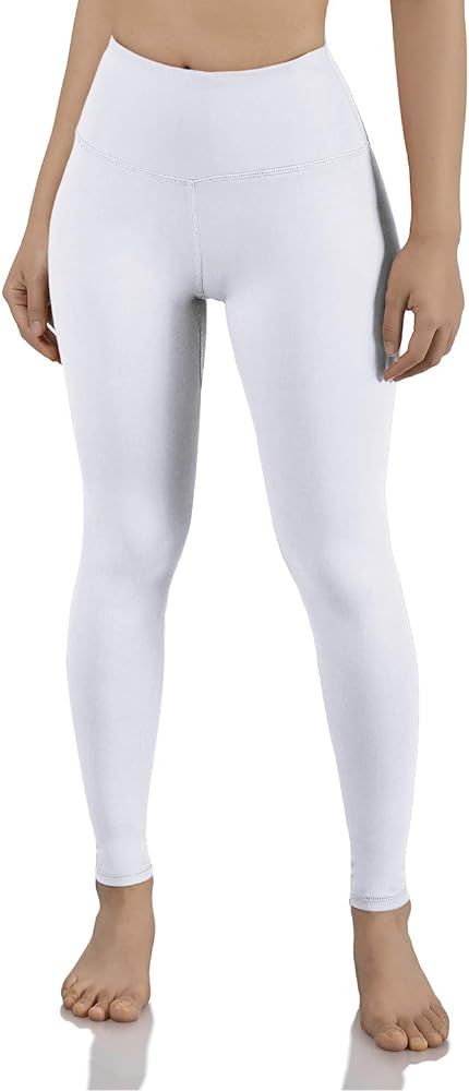 Women's Mid Waisted Tummy Control Yoga Pants,Full-Length Leggings with Inner Pockets | Amazon (US)