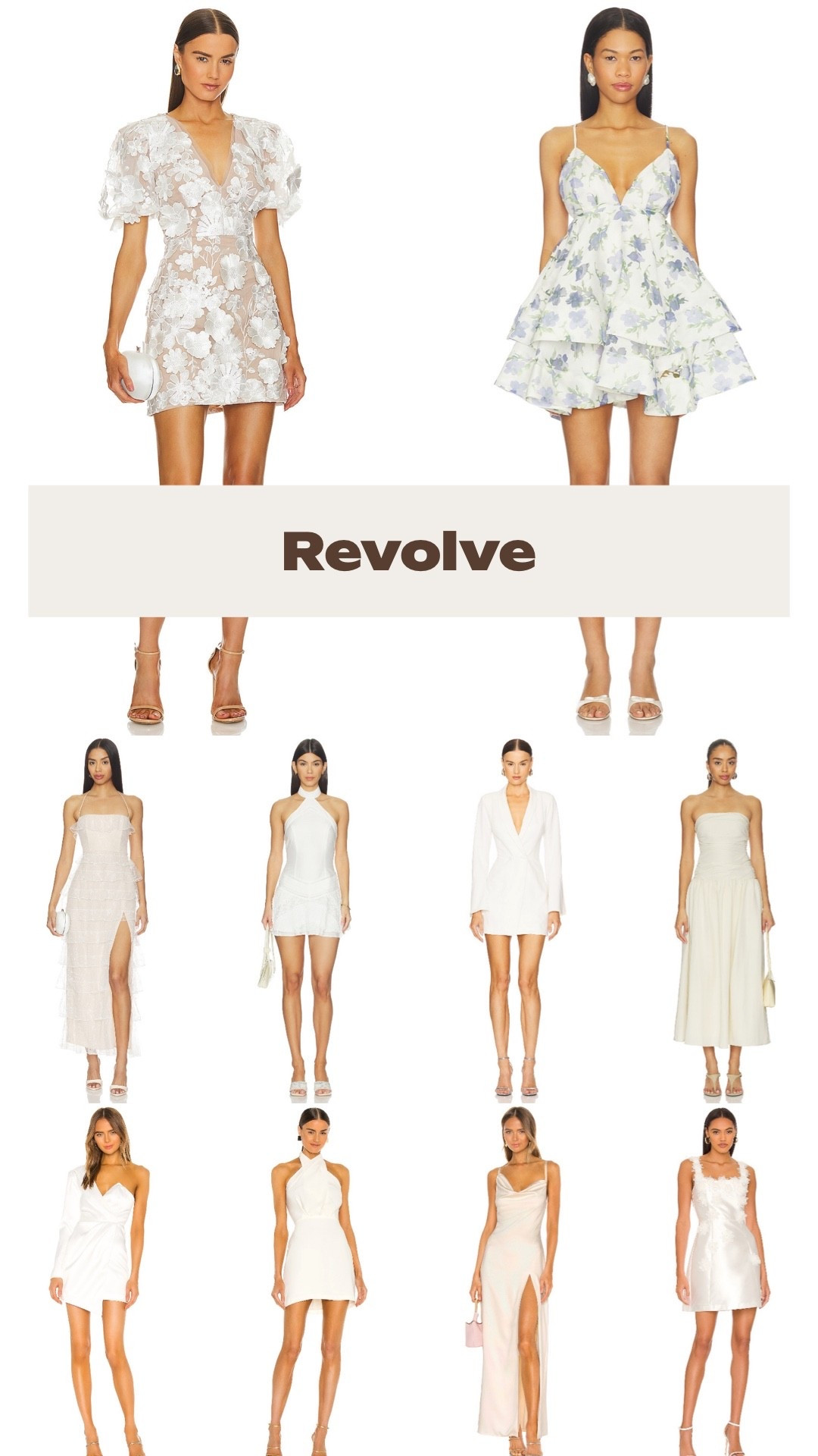 @Revolve white dresses on sale today!

Bachelorette party outfits, bachelorette accessories, vacation packing, resort wear 2026, beach vacation, resort wear, summer clothing, white clothing, destination wedding, beach wedding, honeymoon packing.

#LTKWedding #LTKSeasonal