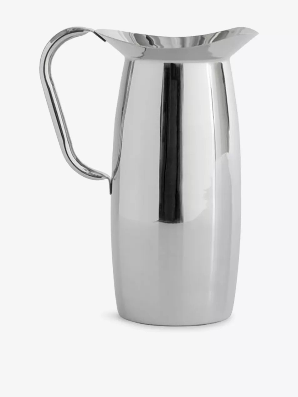 Tall Indian Stainless-Steel Pitcher 19.5cm | Selfridges