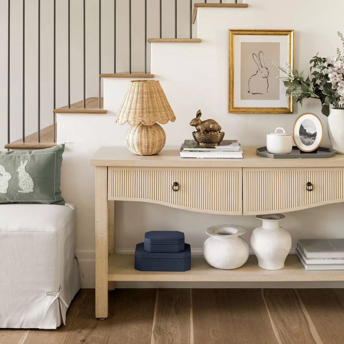 Elder 60" Console Table Natural (KD) - Threshold™ designed with Studio McGee | Target