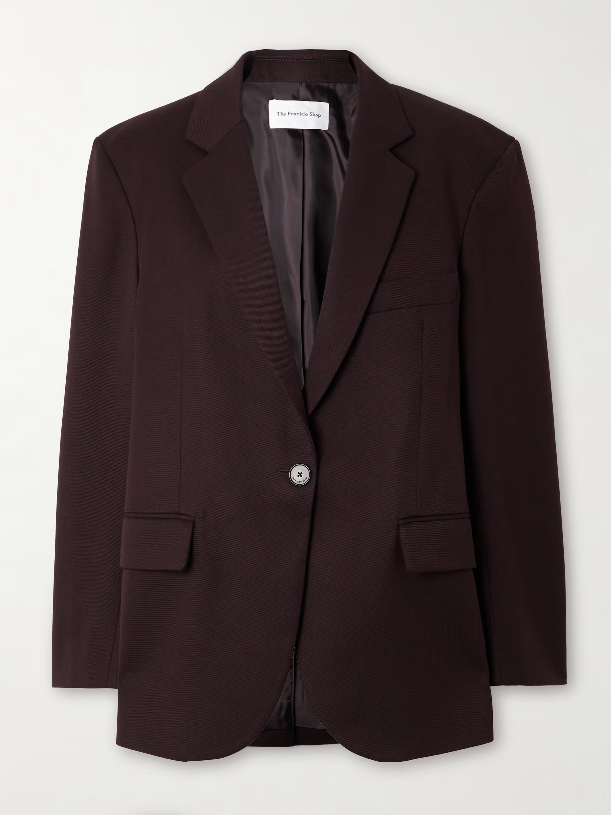 THE FRANKIE SHOP Lyra twill blazer | NET-A-PORTER | NET-A-PORTER (UK & EU)