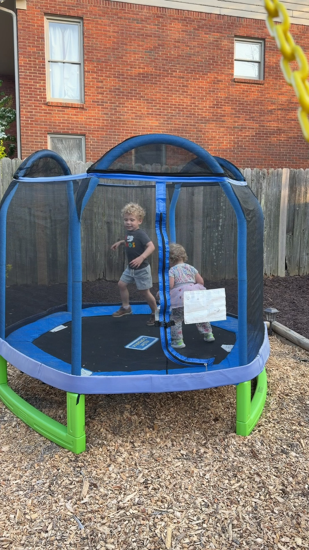 The best $139 I’ve ever spent 🤍

This trampoline has been the biggest hit with my kids hours of entertainment, energy burned, and something they actually use every single day.

It’s the perfect size, feels really sturdy, and gives them a safe place to play outside. One of those purchases that just makes life easier.

If you have little kids… this is 100% worth it.

#LTKActive #LTKmomlife #LTKKids
