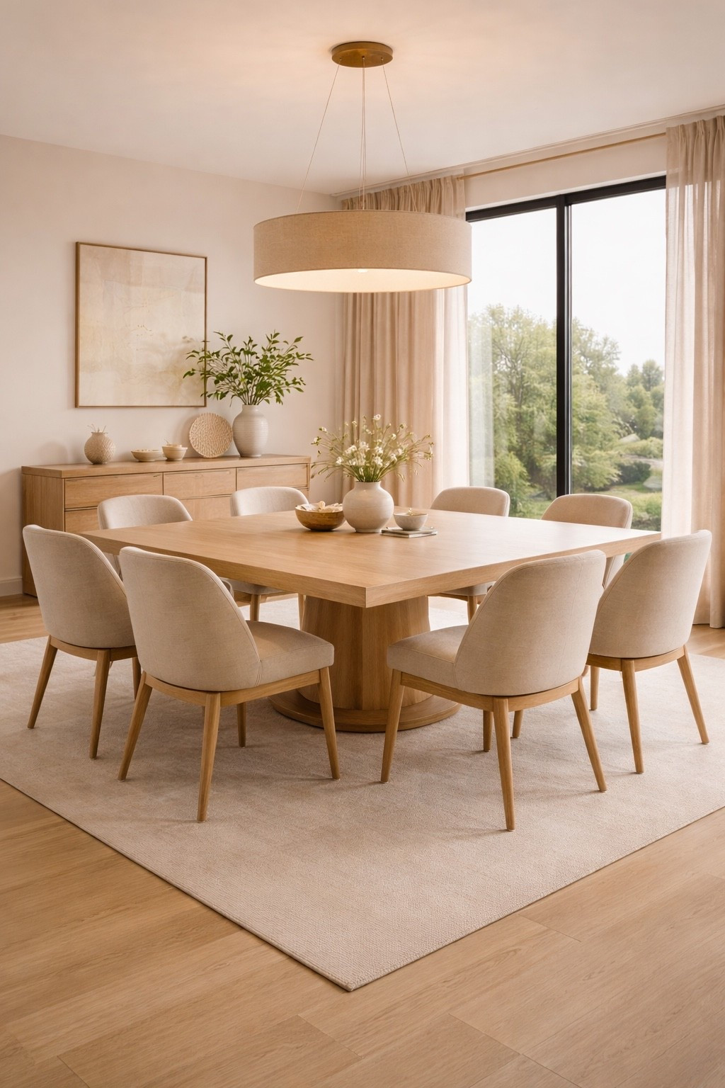 
A modern organic dining room featuring a light wood dining table, soft upholstered chairs, and a minimalist pendant light.
This space blends Scandinavian simplicity with warm textures and natural light, creating a calm and elegant dining area perfect for modern homes.

Save this for modern dining room ideas, neutral interior inspiration, and minimalist home decor 🤍
#DiningRoomDesign
#ModernDiningRoom
#OrganicModern
#ScandinavianInterior
#NeutralHome
#MinimalistDecor
#LightWood
#DiningRoomInspiration
#ModernHome
#InteriorInspiration
#HomeAesthetic
#ContemporaryDesign


#LTKselfcare #LTKSaleAlert #LTKHome