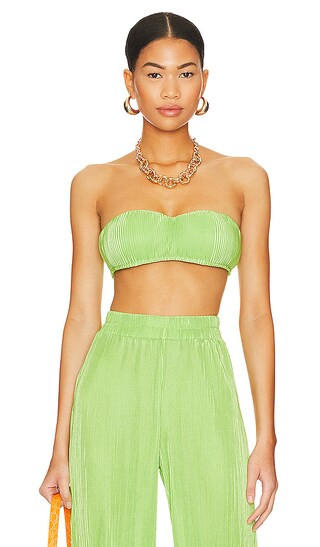 Alana Crop Top in Lime Green | Light Green Crop Top | Green Pants Outfit | Summer Pant Set | Sets | Revolve Clothing (Global)