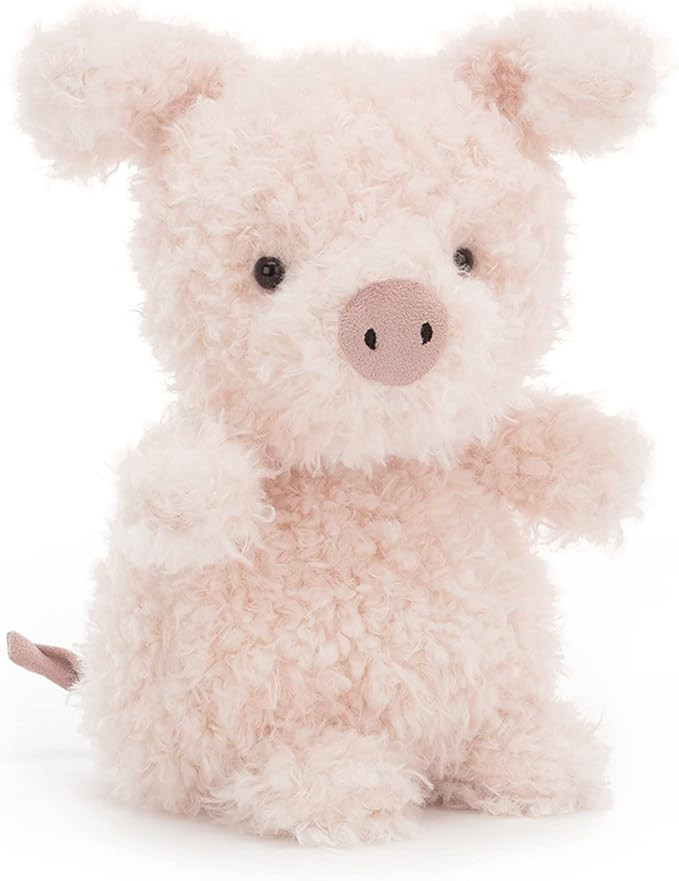 Jellycat Little Pig Stuffed Animal, 7 inches - Farmyard Plush Toy - Classic Children's Gift | Amazon (US)