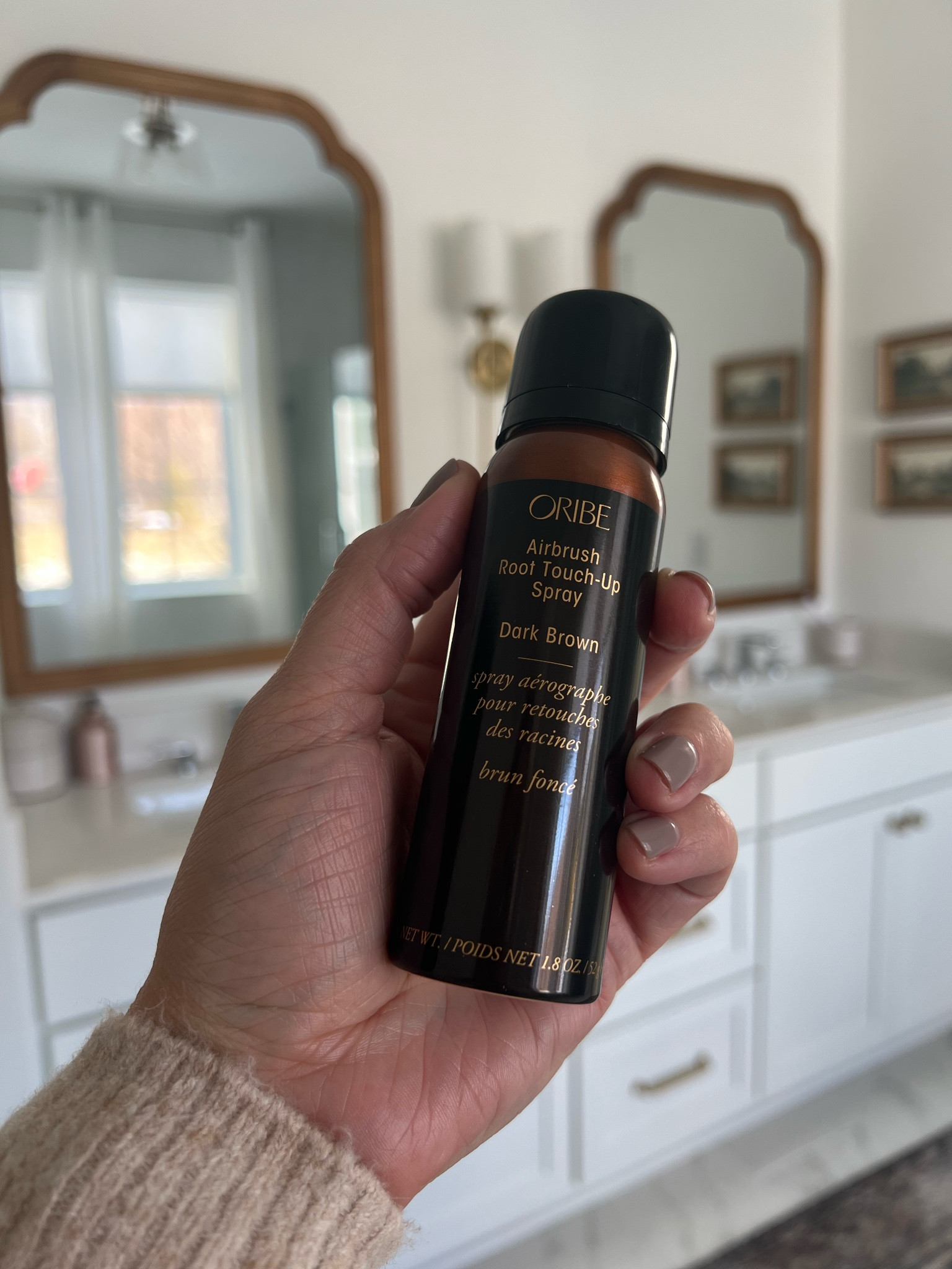 New Favorite: I don’t know what voodoo is in this Oribe airbrush root touch-up spray but it hands down one of the best I’ve tried. It completely covers any of those grays popping out and looks SOOOO natural!!!

#LTKBeauty #LTKFindsUnder50 #LTKStyleTip