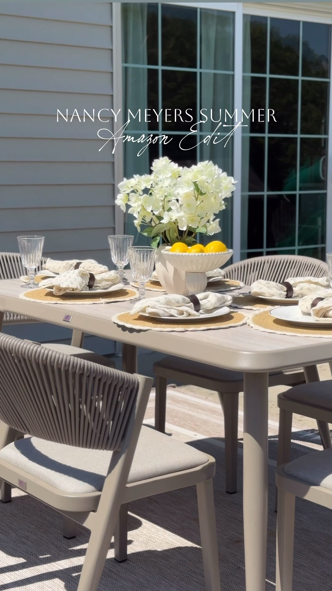 If you want a Nancy Meyers patio for summer like I do, I found the perfect set on Amazon for less! 

#amazon #amazonhome #patio #lookforless #summer #summerhosting #hostingessentials #patioset

#LTKdayinmylife #LTKHome #LTKvlog